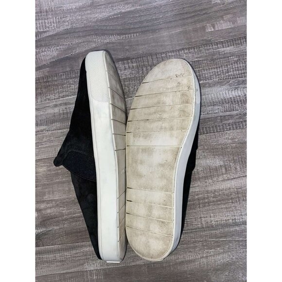 Vince Warren Platform Sneaker Black Suede Garvey-2 Sneaker Size 7,5 - Picture 7 of 8